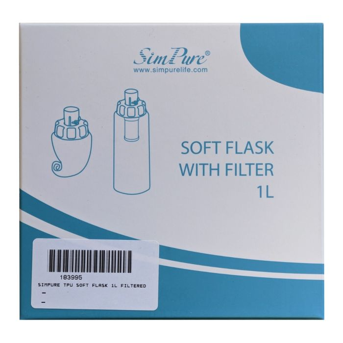 SimPure TPU Soft Flask 1L Filtered